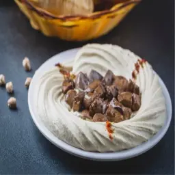 حمص بالكبدة - وسط
